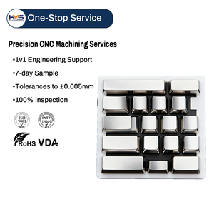 Đen Anodized CNC phần nhôm và thép không gỉ CNC gia công dịch vụ cho trường hợp bàn phím và Phụ tùng xe hơi - Product Image 1