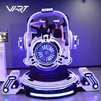 Equipo comercial de realidad virtual VR parque temático de atracciones 9d película cine VR juego simulador máquina