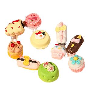Simulation écologique résine peinte gâteau personnalisé Dessert crème coque de téléphone bricolage nourriture jouer Dessert <span class=keywords><strong>maison</strong></span> <span class=keywords><strong>maison</strong></span> de poupée ornement - Product Image 5