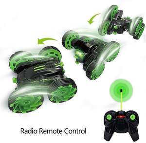 Coche todoterreno teledirigido 4WD, camión monstruo con Control remoto que gira 360 grados, Radio de coche de carreras de doble cara, acrobacias eléctrico - Product Image 2