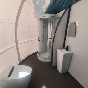 Casa Domo Prefabricada Transparente - Burbuja de Hotel con Baño, Domo Geodésico Prefabricado de Jardín de Alta Calidad - Product Image 6