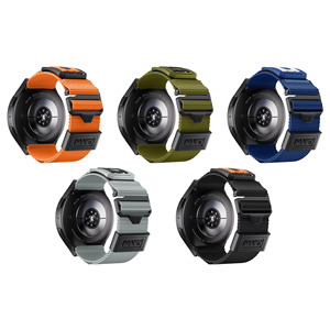 Tschick <span class=keywords><strong>Hardcore</strong></span> Bande de sports de plein air pour Samsung Galaxy Watch 7 6 5 4 5Pro 6 Classique 47mm 22mm 20mm Bracelet Sport Bracelet en <span class=keywords><strong>nylon</strong></span> - Product Image 1