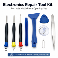 Set Obeng Torx Mini Bytool Chrome Zinc Gagang Plastik OEM Peralatan Perbaikan Komputer Jam Tangan DIY Produsen OEM