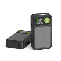 Démarreur de voiture 14,8 V, gonfleur de pneus, moniteur de pression numérique, lampe de secours LED, booster de batterie portable, certifié CE