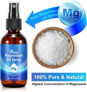 100% murni kelas Vegan Magnesium semprotan minyak pelembab Vitamin C mineral organik Label pribadi analitis nyeri otot tidur - Product Image 3