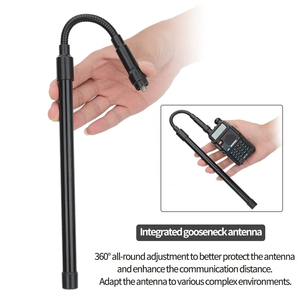 Antenne radio amateur tactique pliable col de cygne AR-152 CS, connecteur SMA femelle, accessoires pour talkie-walkie GMRS, antenne VHF UHF Boafeng - Product Image 3