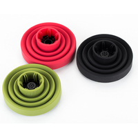 Wanmei Outil de coiffage portable en gel de silice nano résistant aux hautes températures, diffuseur de sèche-cheveux télescopique pliable