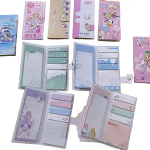 Tear-off notes N stickers cartoons magnetic buckles combination sticky notes small 180 sticky notes