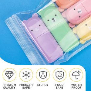ถุงซิปพลาสติกใสขนาด 3x3 นิ้ว 240 แพ็ค ปิดผนึกได้สำหรับยา แหวน ขนม ของใช้จุกจิก น้ำหนักเบา โปร่งใส ทำจากพลาสติก PE - Product Image 3