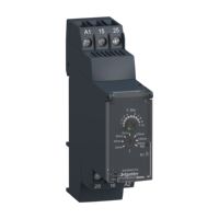 Relè temporizzato RE22R2QEMR, serie Harmony Time, montaggio su guida DIN, intervallo da 0,3 a 30 s, 2 contatti, 24 240V DC, 24V AC, 1 funzione