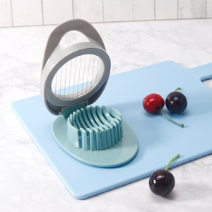 Tiện ích nhà bếp bằng tay nhựa trứng cắt trứng Slicer cho trứng luộc cứng dây thép không gỉ - Product Image 6
