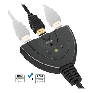 Switch Idata 3F30 4K UHD Negro 3 puertos IDATA 3F30 - Product Image 3
