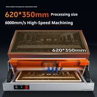 Machine de gravure et de découpe laser CO2 WAINLUX entièrement automatique pour acrylique et tissu