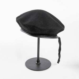 Custom Embroidery Badge Berets Solid Color Plain Polyester Beret Hat Cap for Children Casual Travel Beach Unisex - Product Image 4