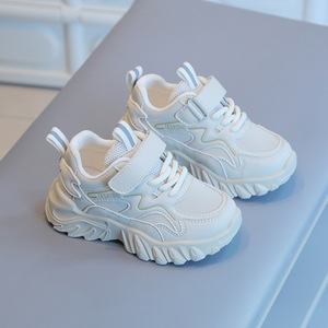 Chaussures de sport printemps-automne pour enfants, baskets garçon, chaussures blanches fille, semelle souple, légères, pour bébé, loisirs, tout usage - Product Image 6