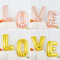 Ballons en aluminium personnalisés de 32 pouces, lettres A-Z, or, or rose, argent, pour mariage, anniversaire, fête prénatale, décoration de fête