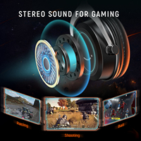Für H3 Kabelgebundenes Over-Ear Gaming-Headset mit RGB-Beleuchtung, dynamischem Treiber, Mikrofon, ENC-Geräuschunterdrückung und Surround-Sound
