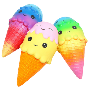 Nouveaux jouets en mousse à double tête, en forme <span class=keywords><strong>de</strong></span> crème glacée, à remontée lente, anti-stress à pétrir, pour enfants <span class=keywords><strong>de</strong></span> 8 à 13 ans, unisexe - Product Image 1