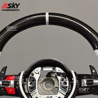 Pour BMW Série 3 Série 5 Volant En Cuir De Voiture pour M3 M4 M5 M6 F30 F10 F15 F36 F01 F20 F22 F25 F31 F32 E70 E71 E90 X6