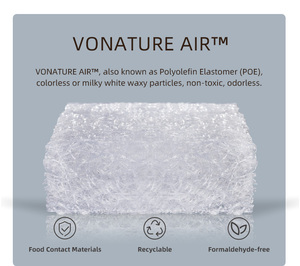 Matelas pliable moderne pour jeunes adultes, longueur réglable, housse de matelas durable, bordure <span class=keywords><strong>noire</strong></span>, blanc, Home Park Furniture - Product Image 6