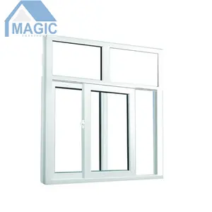 Harga jendela geser Anodized di Filipina aluminium Aloi kaca Interior Windows aluminium kaca Temper tunggal jendela