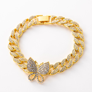 Hip Hop Watch <b>Set</b> Cuban Chain Necklace Bracelet Watch Gift <b>Set</b> - Product Image 4
