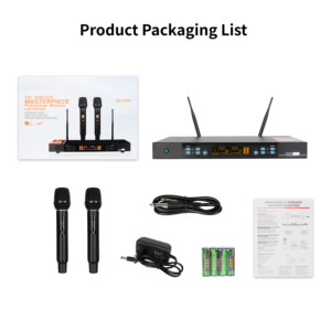 Tốt sk2000 kim loại chuyên nghiệp xách tay ánh sáng Trọng lượng loa Echo Nhà thờ thương hiệu Hệ thống micro không dây cho <span class=keywords><strong>Youtube</strong></span> video - Product Image 3