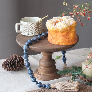 Soporte de pastel alto Retro americano, mesa de postre de madera, accesorios de boda, manualidades para decoración de pasteles japoneses, adornos - Product Image 1