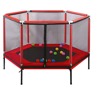 Trampolín Infantil de Alta Calidad a <span class=keywords><strong>Precio</strong></span> de Fábrica al por Mayor, Trampolín de <span class=keywords><strong>Fitness</strong></span> para Interiores con Red de Seguridad - Product Image 2