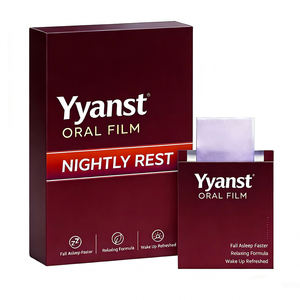 OEM/ODM Bandes buvables de mélatonine à formule relaxante pour un sommeil profond et réparateur, aide au sommeil, complément alimentaire pour adultes - Product Image 1