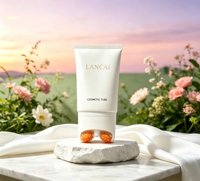 Nouveau design, tube de massage pour le cou en plastique personnalisé, emballage de luxe avec double rouleau en caoutchouc, 100ml, 120ml, 150ml