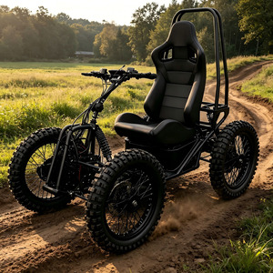 Scooter électrique tout-terrain 4 roues motrices, karting super puissant 5000W, <span class=keywords><strong>batterie</strong></span> lithium 60V 50Ah, parfait pour les personnes handicapées et les adultes, vélo électrique - Product Image 1
