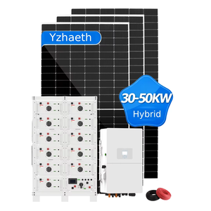 ระบบพลังงานสำรองแบตเตอรี่ไฮบริด 50 กิโลวัตต์ แผงโซลาร์เซลล์สำหรับบ้านพร้อมชุดปั๊มความร้อน ระบบพลังงานแสงอาทิตย์แบบออฟกริด <span class=keywords><strong>30</strong></span> กิโลวัตต์ สำหรับบ้าน - Product Image 1