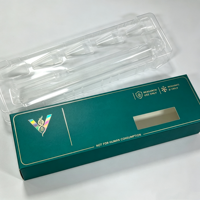 Boîtes d'emballage rigides en papier recyclé, écologiques, réutilisables et magnétiques pour stylos à peptides avec fermeture pour stylo injecteur