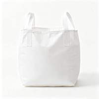 Sac souple FIBC de 1 tonne de qualité alimentaire, respirant, à fond plat, pour le chargement de marchandises en vrac