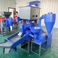 Machine de traitement du riz Paddy : Nettoyeur, Dépierreur, Décortiqueur, Blanchisseur, Broyeur d'aliments, Moulin à riz portable pour ferme rurale et entreprise domestique