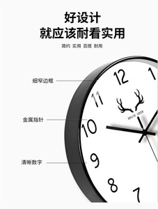 Modern Design Plastic Quartz <b>Wall</b> <b>Clock</b> Cartoon Girl Needle Display for Children's Bedroom Living Room Home <b>Decor</b> - Product Image 3