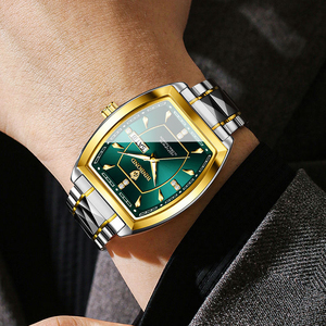Montre-bracelet pour homme Binbond B400 <span class=keywords><strong>400</strong></span>, quartz, bracelet en acier inoxydable, étanche, date automatique, style business décontracté. - Product Image 2