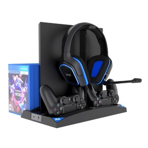 แท่นชาร์จแนวตั้งพร้อมช่องเก็บแผ่นเกมสำหรับ Playstation 4 / PS4 Slim / PS4 Pro รุ่น <span class=keywords><strong>IPega</strong></span> PG-P4009 - Product Image 5