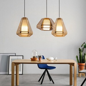 Modern Geometric Pendant <b>Light</b> Led E27 Square Home Lighting For Dining Room Or Living <b>Space</b> - Product Image 1