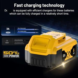 Batería Dewalt <span class=keywords><strong>20V</strong></span> 18650 Celdas DCB184 DCB200 Recargable para Herramienta Eléctrica 5000mAh 6000mAh Venta Directa de Fábrica - Product Image 4