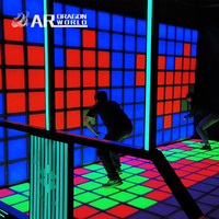 Grille Parc D'attractions Projection Interactive Hopscotch Floor Activer Jeux Grille Led Floor Light Dance Laser Floor Is lava Game