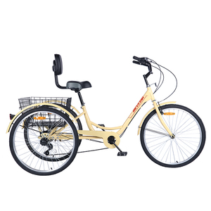Xkj — tricycle à <span class=keywords><strong>3</strong></span> <span class=keywords><strong>roues</strong></span> pour adultes, triporteur à pédale, cargo, pignons - Product Image 3