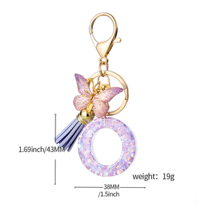 Llavero Flexible de Resina PVC con Letras Inglesas de la A a la Z, Creativo, Bonito, con Impresión UV, Impermeable, para Bolsos de Mujer y Niña - Product Image 6