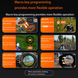 محول لوحة مفاتيح وماوس الألعاب Gamwing Hunter 2pro Lieying Hunter <span class=keywords><strong>2</strong></span> Pro، يعمل بتقنية البلوتوث وUSB لأنظمة أندرويد، مع منفذ سماعة رأس 3.5 مم - Product Image 3