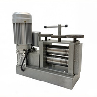 Machine à rouler les bijoux électrique 550W, laminoir à or et argent, équipement de façonnage des fils et des métaux pour atelier de bijoutier