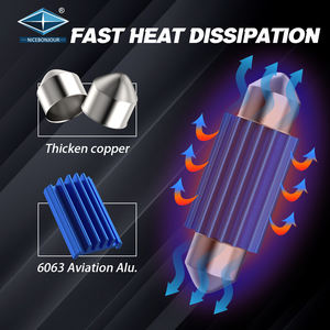 Bombillas Led para techo de coche, luz Interior de techo, luz de lectura, 12V, <span class=keywords><strong>Feston</strong></span> C5W, precio de fábrica - Product Image 5