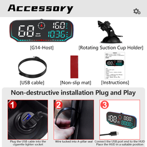 Wiiyui <span class=keywords><strong>2025</strong></span> G14 Mô Hình Mới Phổ Tự Động Meter GPS Đồng Hồ Tốc Độ Và HUD Cho Xe Ô Tô - Product Image 6