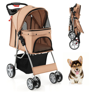 Carrito para Mascotas Db Canopy con Marco de Aluminio Ajustable y Cesta de Almacenamiento para Camping, Viajes y Uso al Aire Libre - Product Image 5