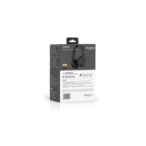 Casco Bluetooth <b>Wireless</b> Headphone 2203 Over Ear Stereo Sound With <b>Mic</b> For Music Calls - Product Image 1